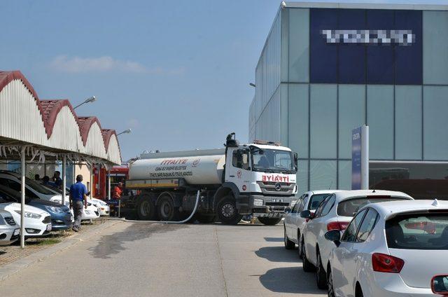 Yangında dumandan etkilenenlere ayran önlemi