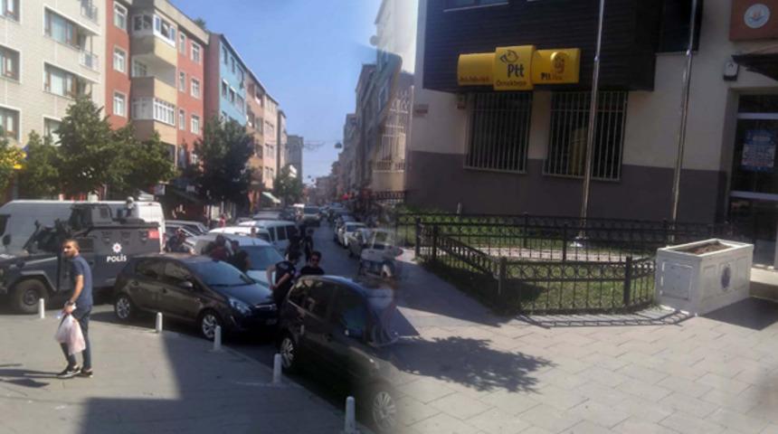 Kağıthane'de PTT şubesi soyuldu