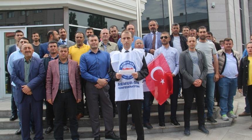 Ardahan&rsquo;da To&ccedil;-Bir-Sen &uuml;yeleri destek istedi