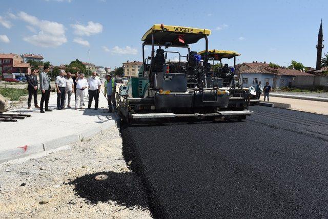 Çöplü Caddesi’nde genişletme çalışmaları sürüyor