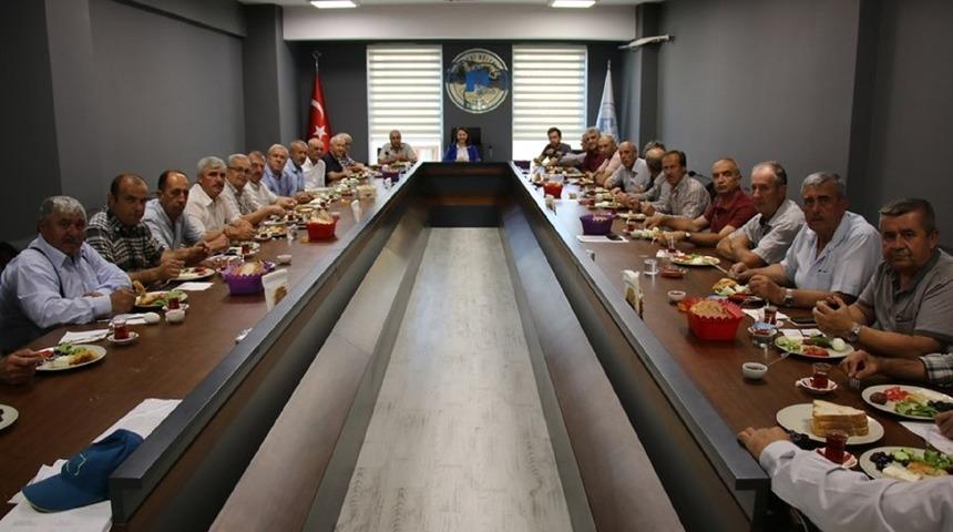 Başkan Tekin muhtarlar ile buluştu