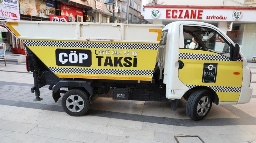 Fatsa&rsquo;da &rsquo;&Ccedil;&ouml;p Taksi&rsquo; uygulaması