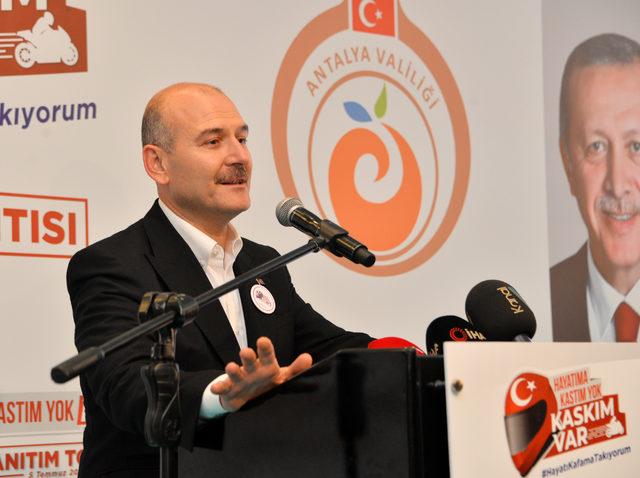 Bakan Soylu, 'Hayatıma Kastım yok, Kaskım Var' projesini başlattı