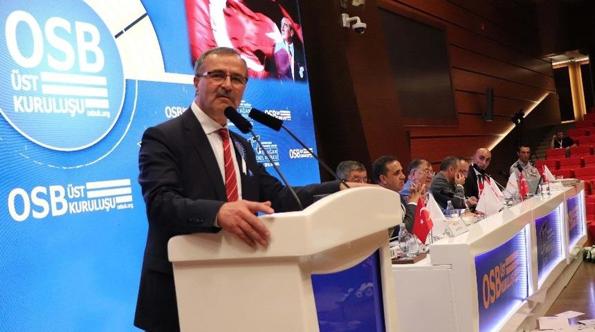 Memiş Kütükcü, OSBÜK başkanlığına yeniden seçildi