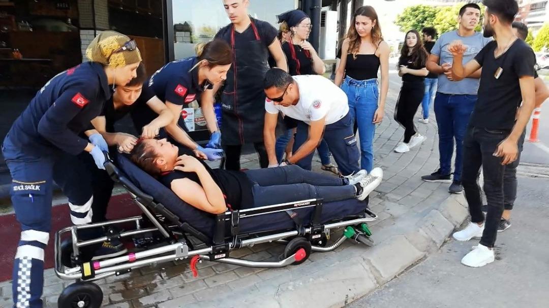 Doğalgaz arızasından &ccedil;ıkan yangında b&uuml;y&uuml;k panik yaşandı