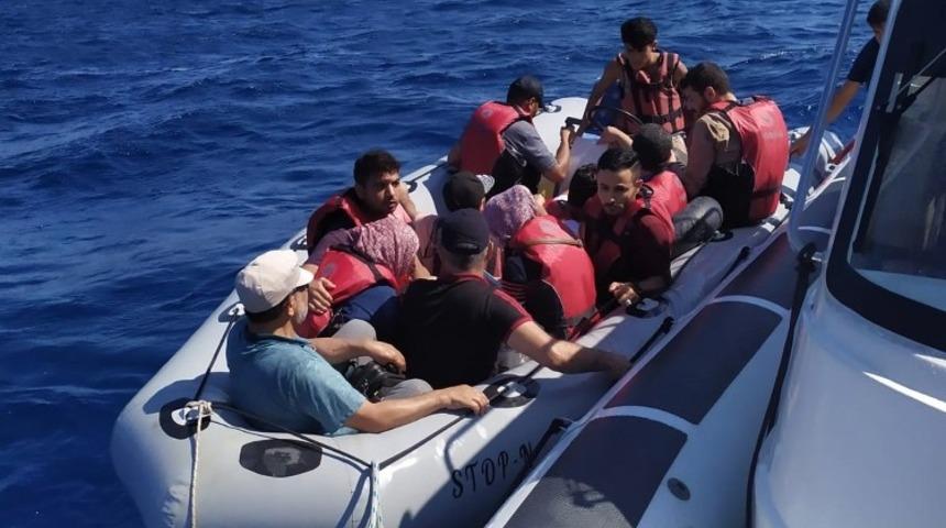 Bodrum&rsquo;da 11 g&ouml;&ccedil;men yakalandı