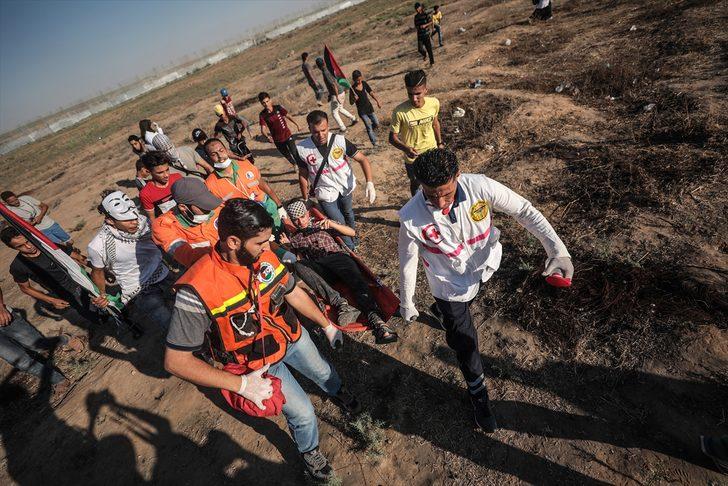 İsrail askerleri Gazze sınırında 40 Filistinli'yi yaraladı G2
