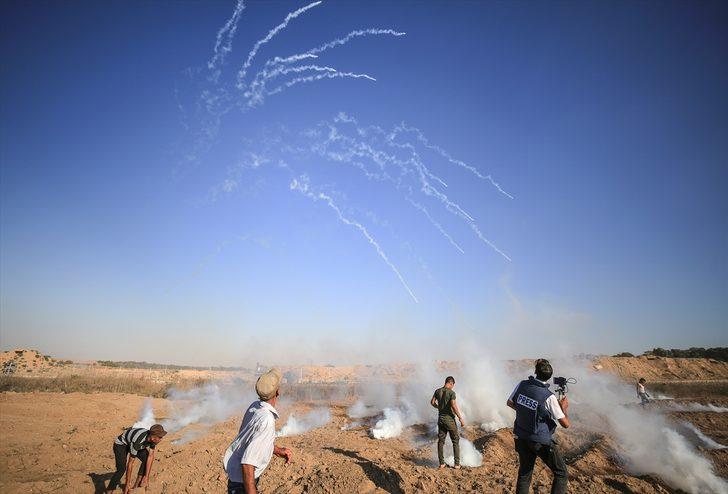 İsrail askerleri Gazze sınırında 40 Filistinli'yi yaraladı G5