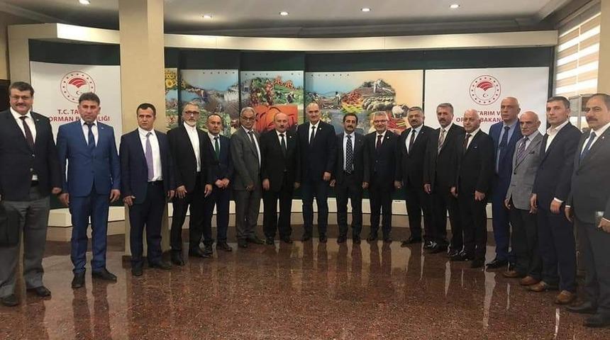 Oda başkanları, fındık fiyatı i&ccedil;in bakanlığı ziyaret etti