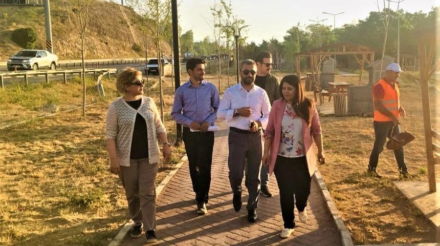 Başkan Say, mesire alanında incelemelerde bulundu