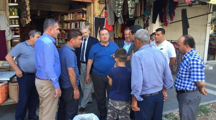 Bulut, esnaf ziyareti yaptı