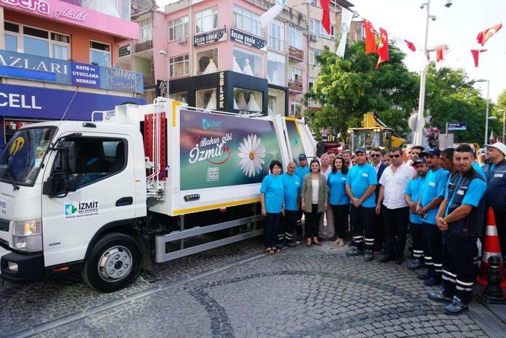 İzmit’in yeni temizlik araçları geldi G3