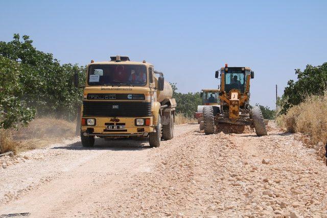 Kırsalda 3 ayda 412 kilometre yol yapıldı