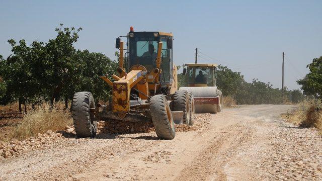 Kırsalda 3 ayda 412 kilometre yol yapıldı