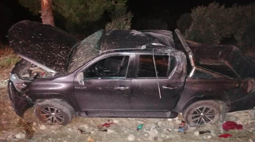 Mut’ta trafik kazası; 2 yaralı