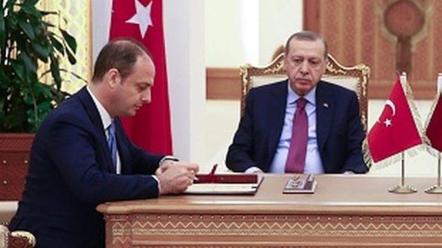 Murat Çetinkaya ve Cumhurbaşkanı Erdoğan