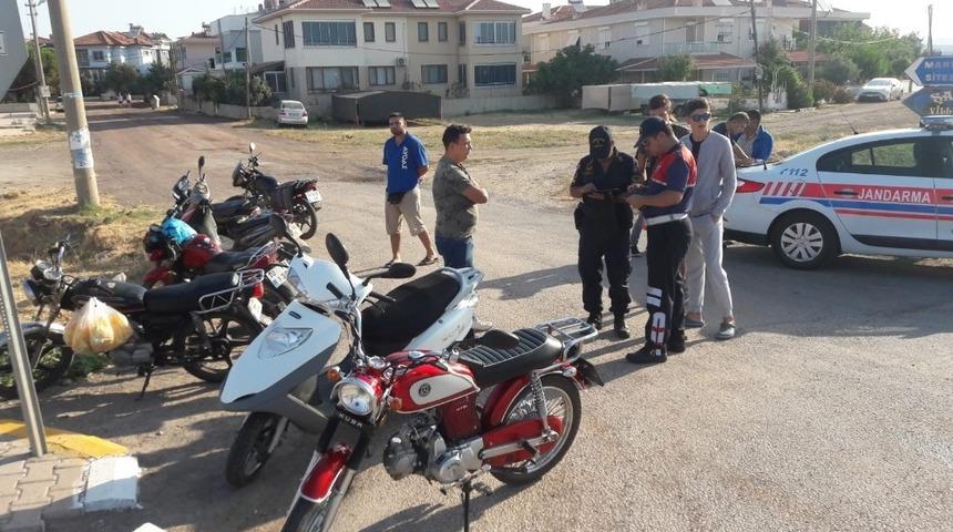 Jandarmadan motosiklet operasyonu