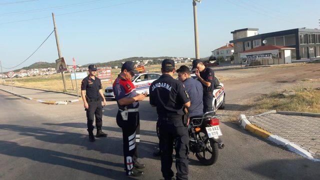 Balıkesir'deki denetimlerde 122 motosiklet trafikten men edildi