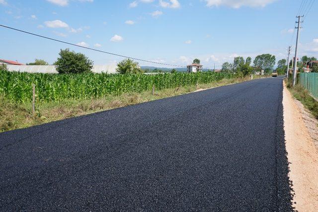 Bayraktar köyü asfaltlandı