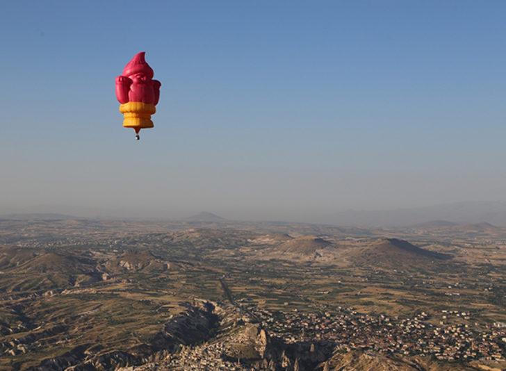 Kapadokya'da festival balonları son kez uçtu G4