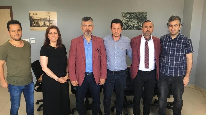 TFF&rsquo;nin Trabzonlu y&ouml;neticileri, TSYD Trabzon Şubesi&rsquo;ni ziyaret etti