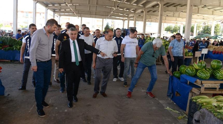 Altındağ pazarlarında sıkı denetim