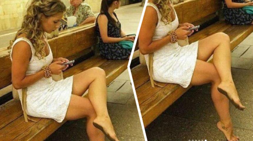 Rusya'da ilgin&ccedil; akım: Yalın ayak metro yolculuğu