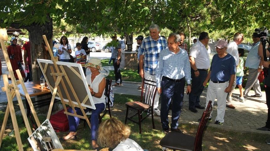 Akşehir G&uuml;lmece Parkı, sanat at&ouml;lyesine d&ouml;n&uuml;şt&uuml;