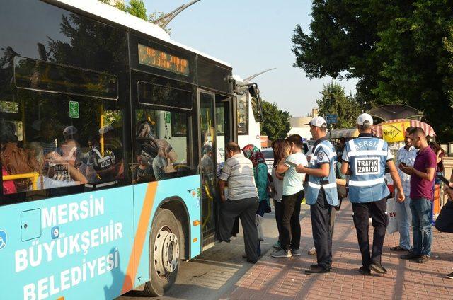 Mersin’de toplu taşıma araçlarında klima denetimi