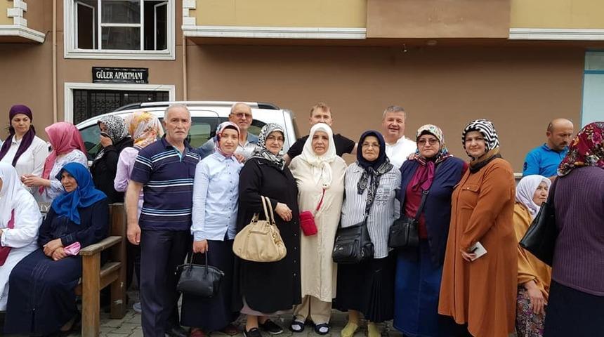 Hacı adayları dualarla uğurlandı