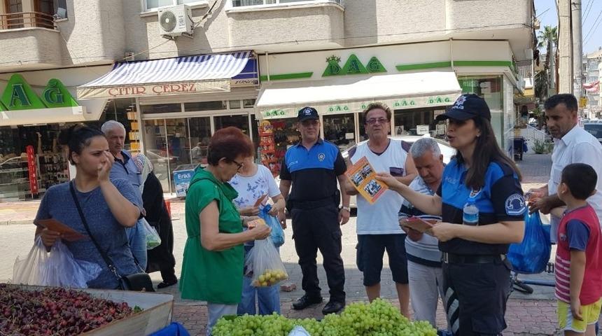 &Ccedil;arşı-pazar gezip vatandaşları dolandırıcılara karış uyardılar