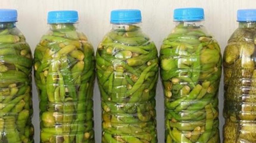 Pet Şişelerdeki Turşular Tehlike Sa&ccedil;ıyor