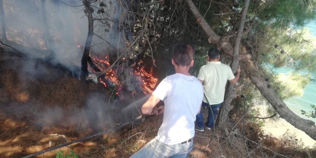 Sorumsuz piknik&ccedil;iler orman yangınına sebep oldu