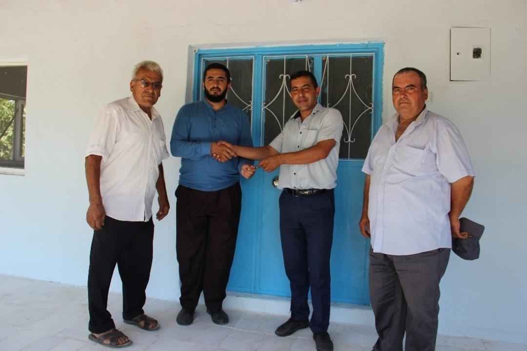 &Uuml;lke g&uuml;ndemine oturan cami lojmanı, onarılıp yeni imamına teslim edildi