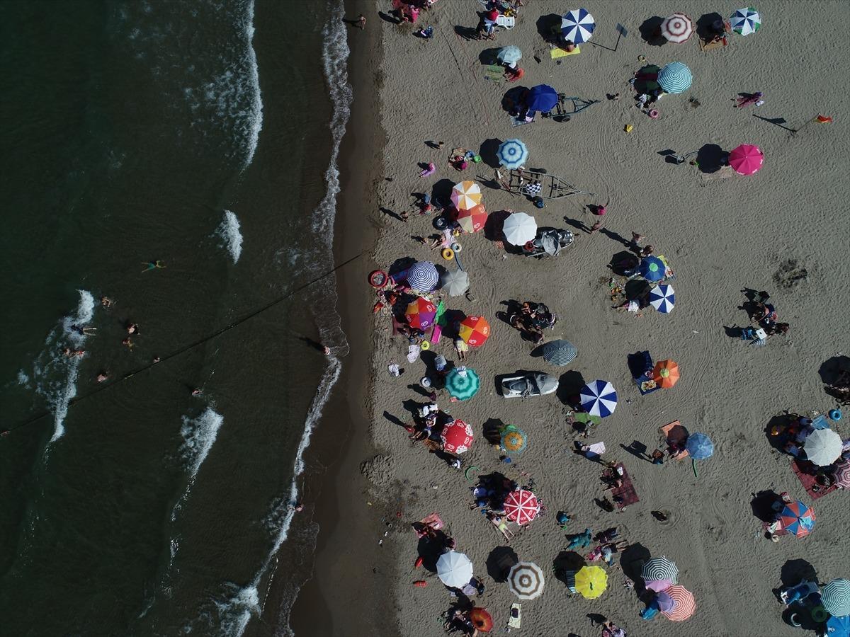 Karasu Plajı Akdeniz ve Ege'yi aratmadı