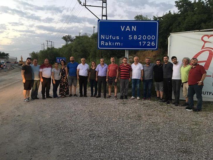 Artvinli gazeteciler Van’ı gezdi G3