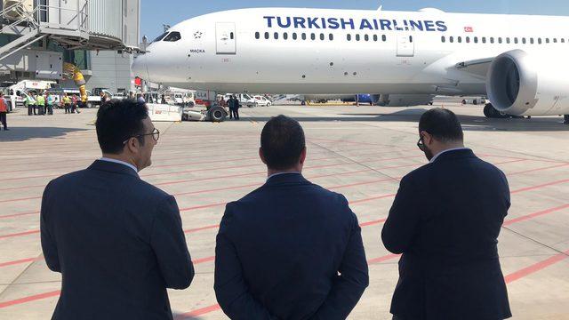 THY'nin  'Maçka' uçağı Şehit Eren Bülbül anısına Trabzon'a uçtu (1)