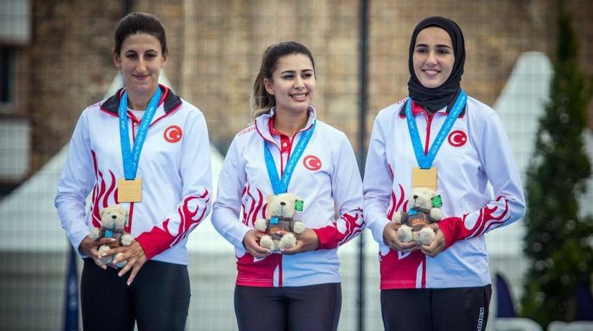 Altın madalya kazanan Kayserili ok&ccedil;u Gizem Elmaağa&ccedil;lı kentin gururu oldu