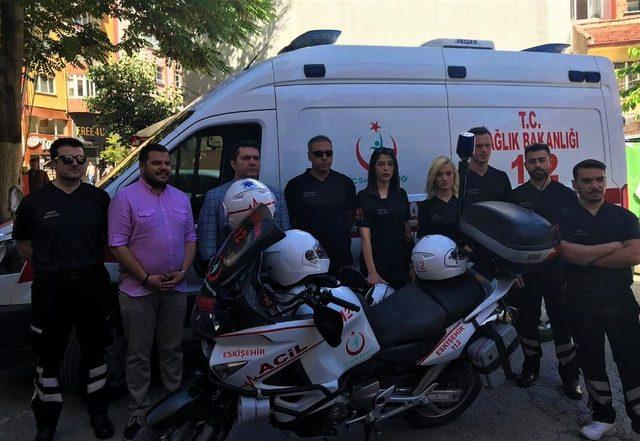 Motosikletli ambulanslar ile vakaya ulaşım 10 dakikanın altına düşüyor