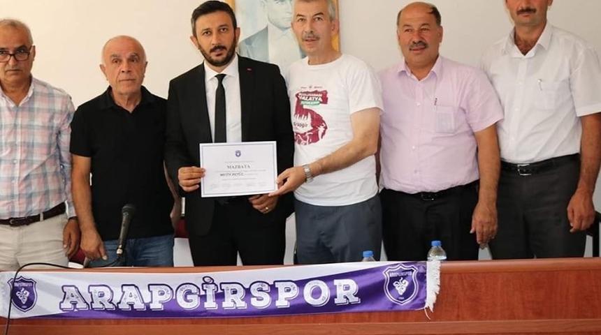 Aragirspor&rsquo;un yeni başkanı Metin Aky&uuml;z oldu