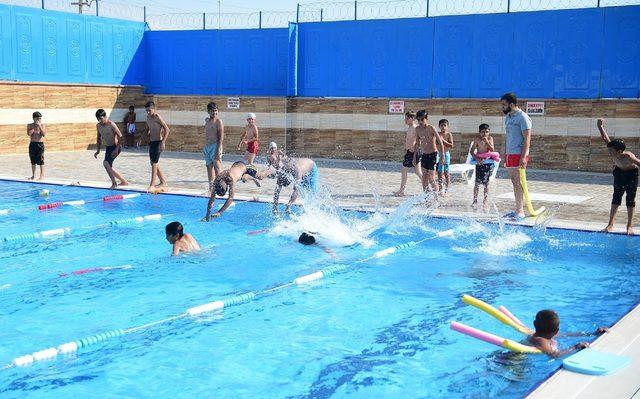 Dulkadiroğlu yüzme havuzu yeni sezona hazır