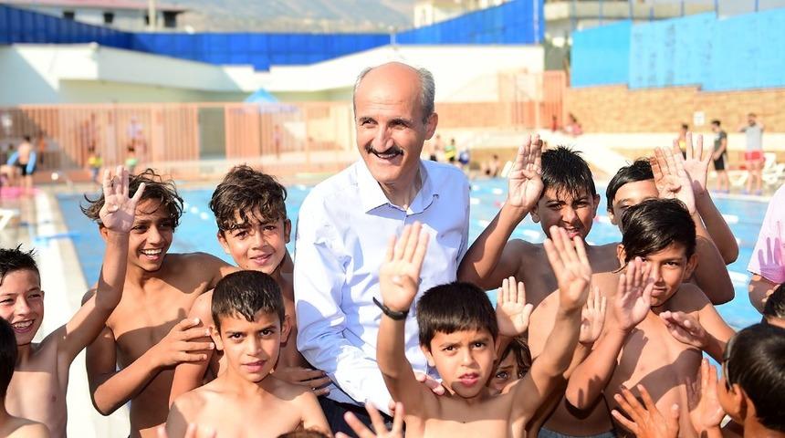 Dulkadiroğlu yüzme havuzu yeni sezona hazır