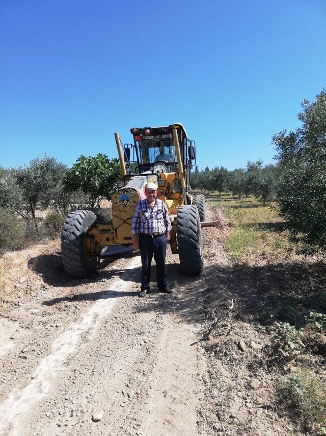 Turgutlu’nun ova yolları bakıma alındı