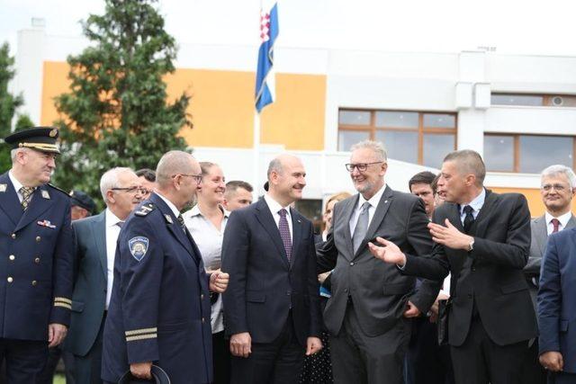 Bakan Soylu, Hırvatistan&rsquo;da mevkidaşı Bozinovic ile g&ouml;r&uuml;şt&uuml; 3