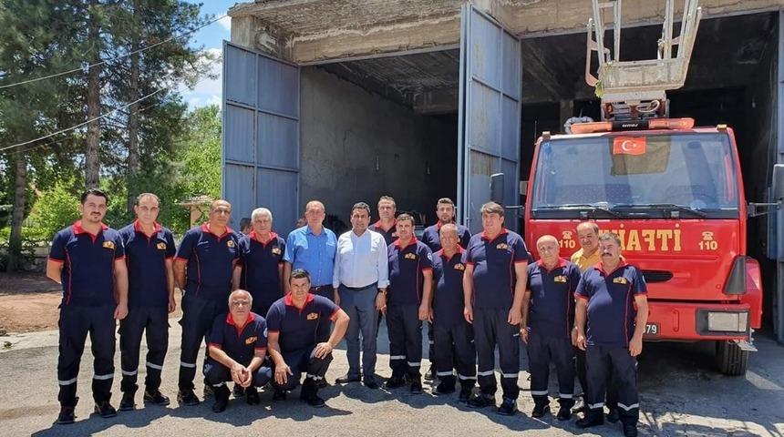 Başkan İskender Yıldırım itfaiyeciler ile bir araya geldi