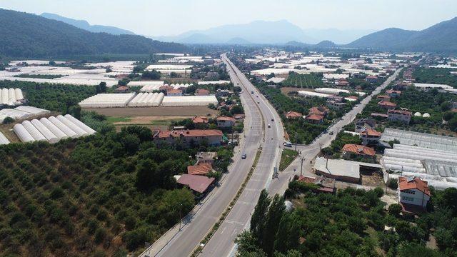 Dalyan turistik yolu asfalta kavuştu