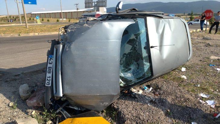 Kütahya’da trafik kazası:  4 yaralı G1