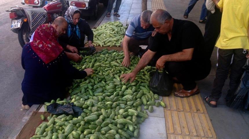 Kilis&rsquo;te kurutmalık acur sezonu a&ccedil;ıldı