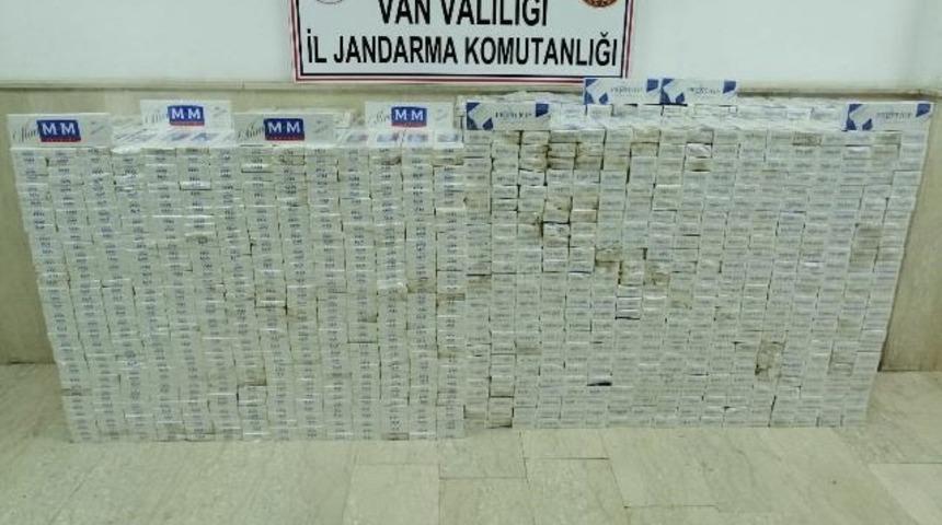 Van&rsquo;da 19 bin 719 paket ka&ccedil;ak sigara ele ge&ccedil;irildi