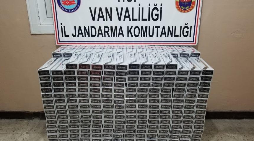 Sınır hattında 5 bin paket ka&ccedil;ak sigara ele ge&ccedil;irildi